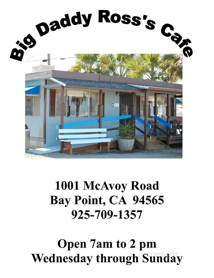 Big Daddy Ross's Cafe - Bay Point, CA