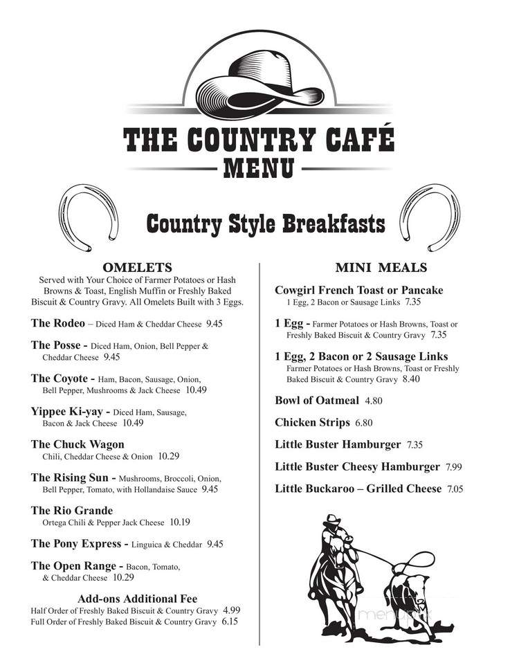 The Country Cafe - Visalia, CA