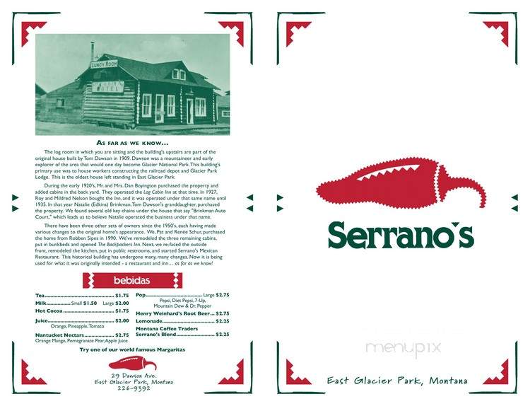 Serrano's Mexican Restaurant - Three Rivers, CA