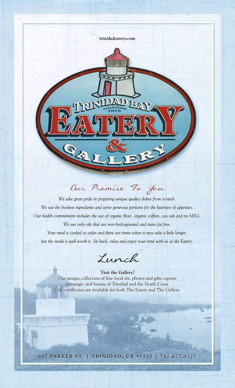 Trinidad Bay Eatery & Gallery - Trinidad, CA