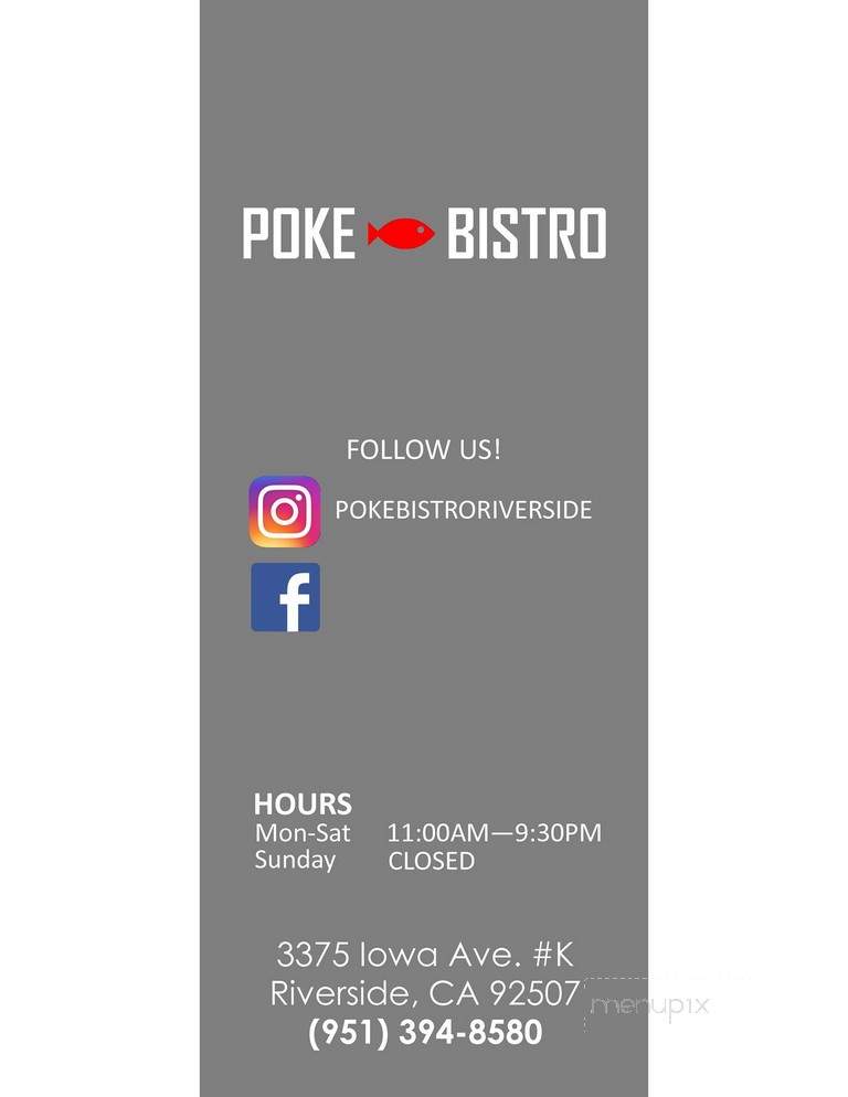 Poke Bistro - Ontario, CA