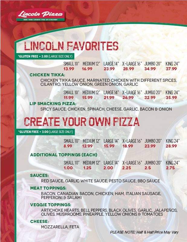 Lincoln Pizza - Lincoln, CA