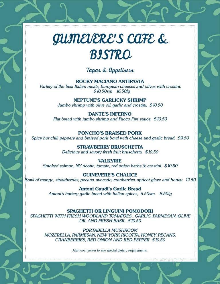 Guinevere's Caf'e & Bistro - Woodland, CA