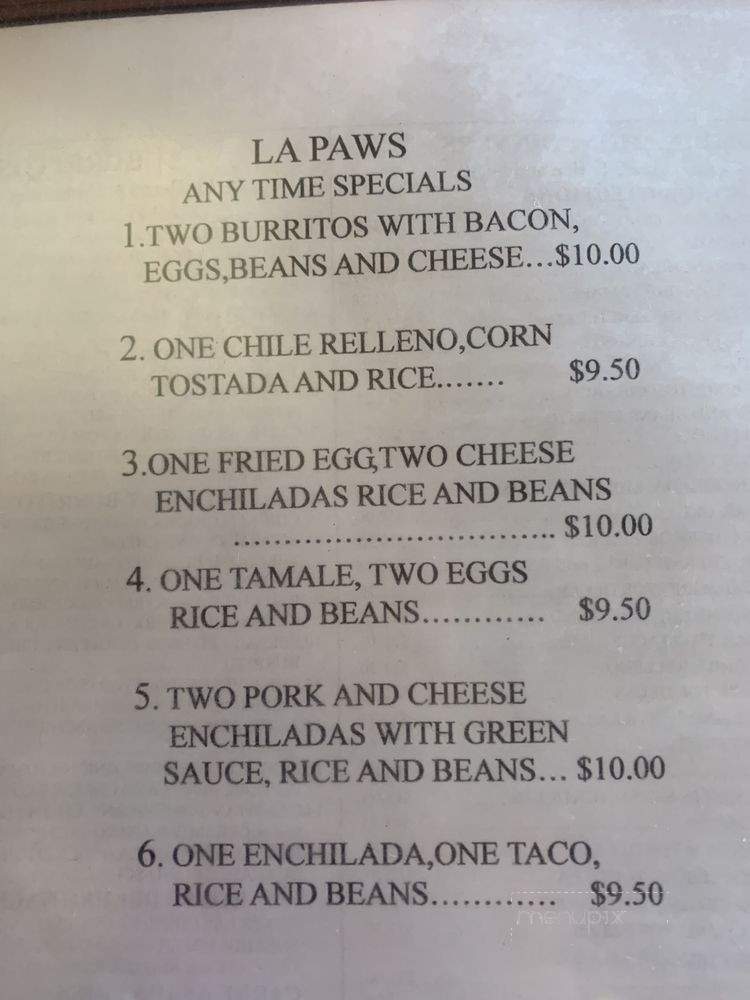 La Paws Restaurant - Big Bear City, CA