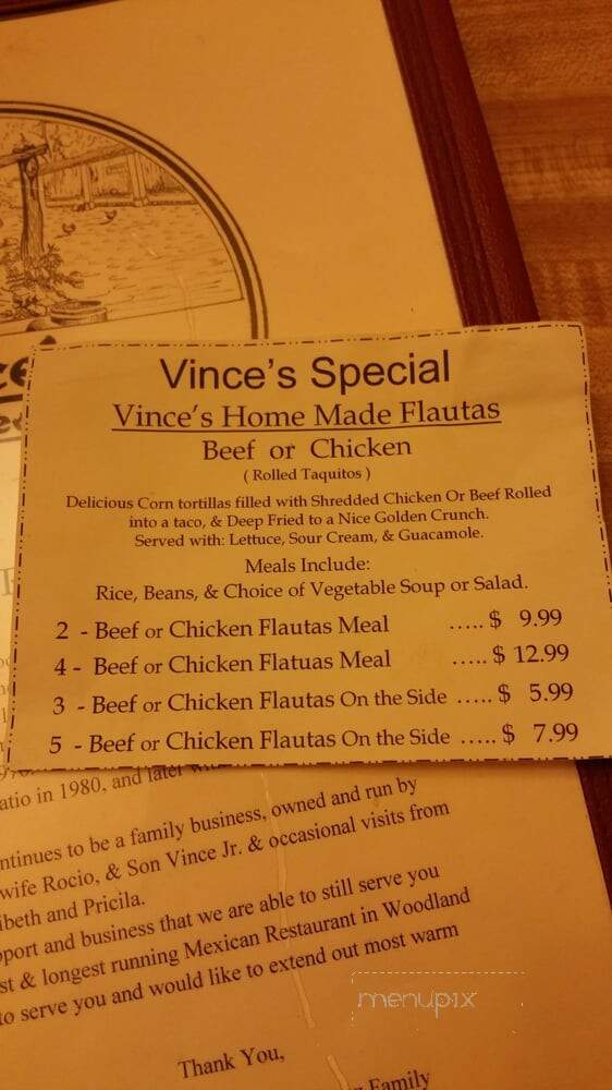 Vince's Mexican Restaurant - Woodland, CA