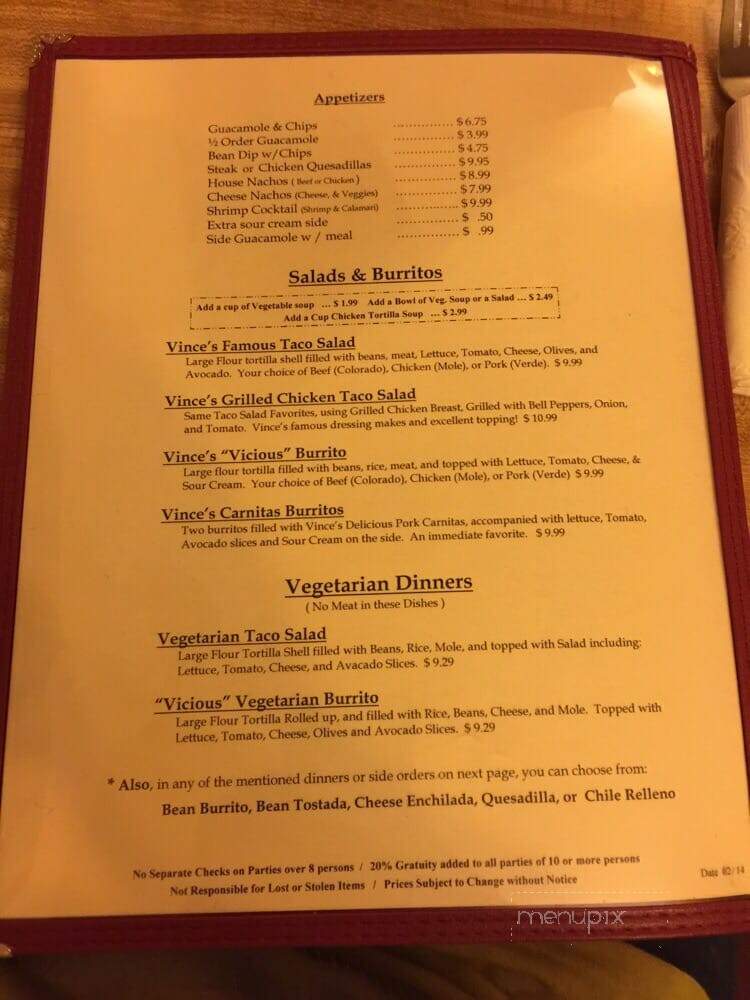 Vince's Mexican Restaurant - Woodland, CA