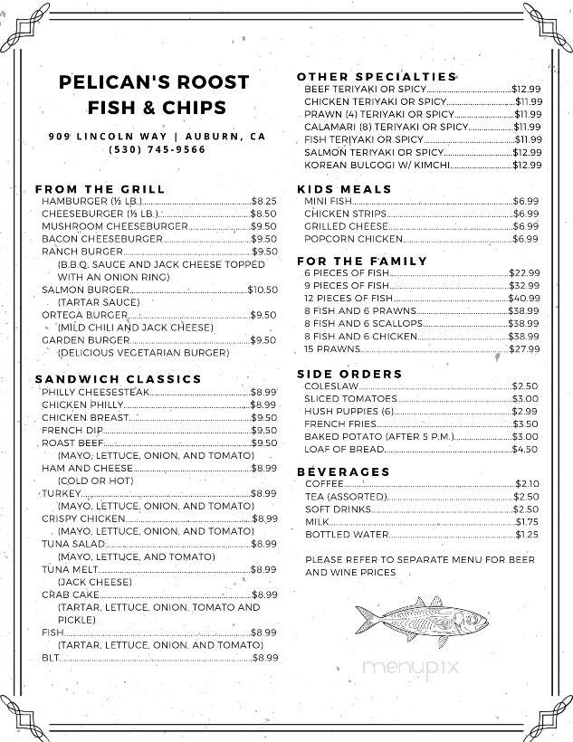 Pelican's Roost Fish & Chips - Auburn, CA