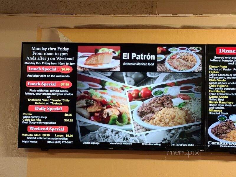 El Patron Mexican Food - Vacaville, CA