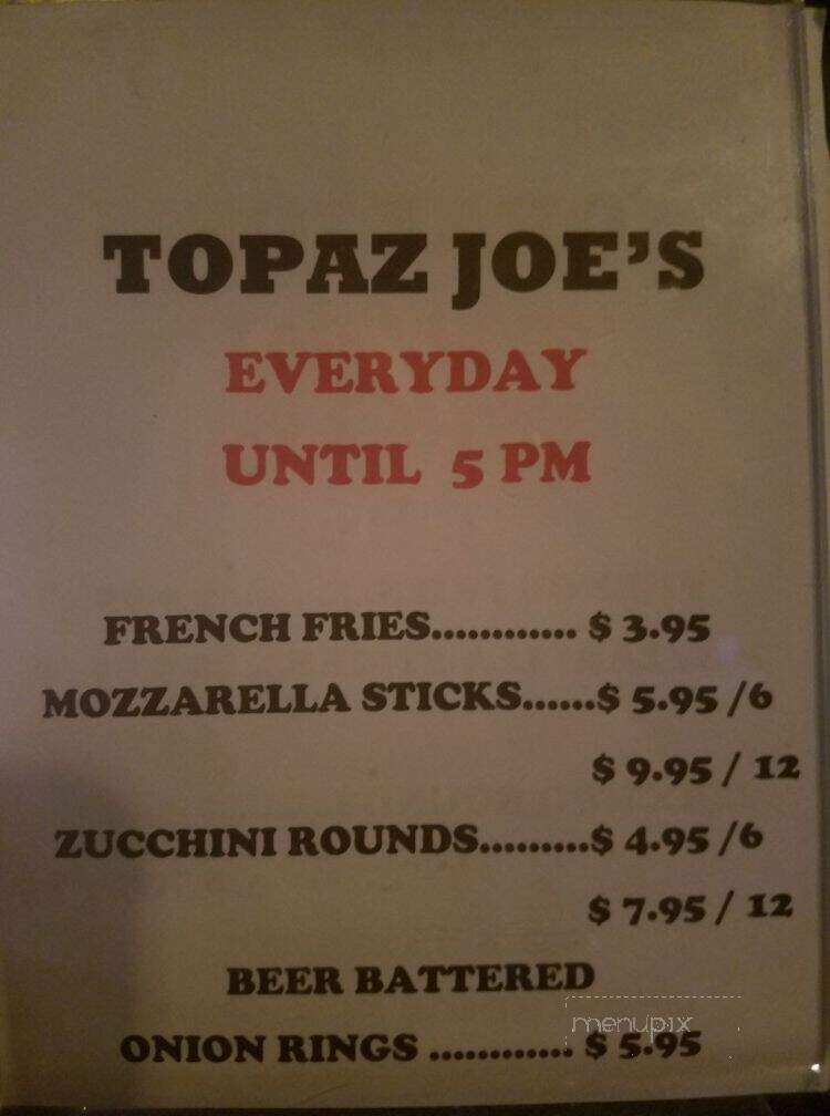 Topaz Joe's Grill & Bar - Wellington, NV