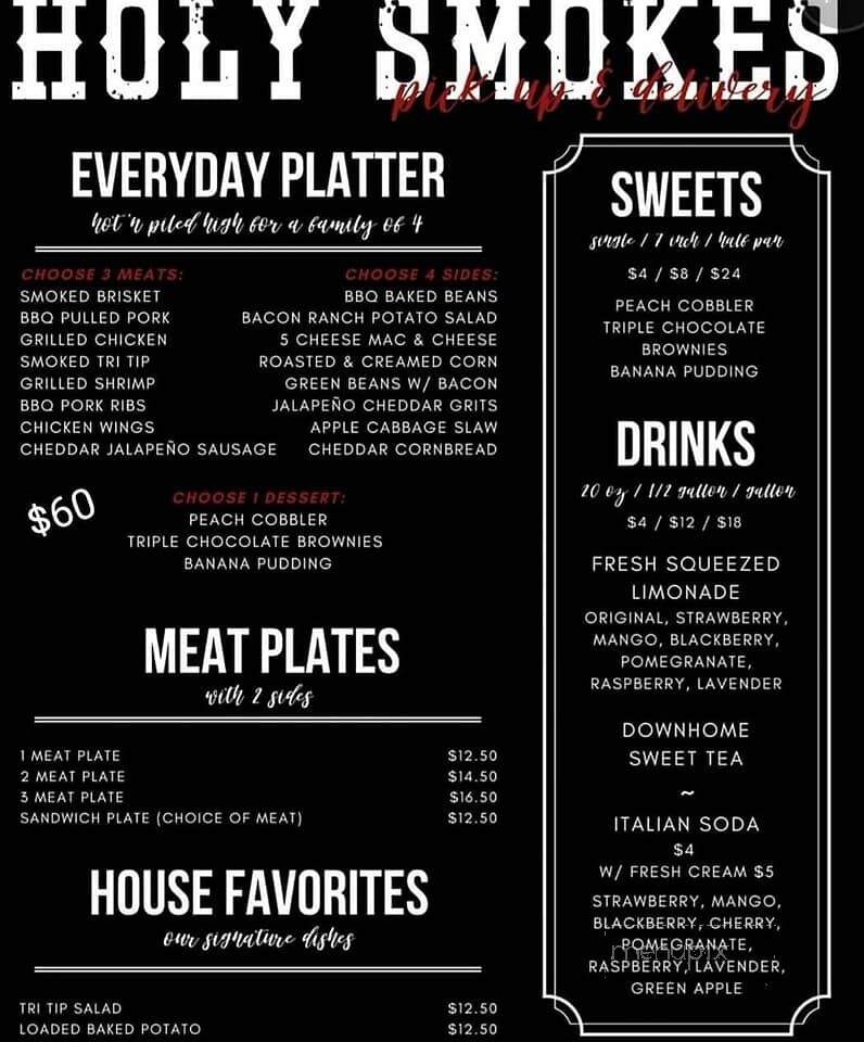 Holy Smokes BBQ & Catering - Antioch, CA