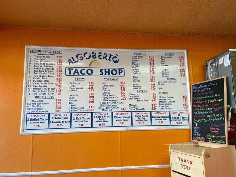 Algoberto's Taco Shop - Yucca Valley, CA