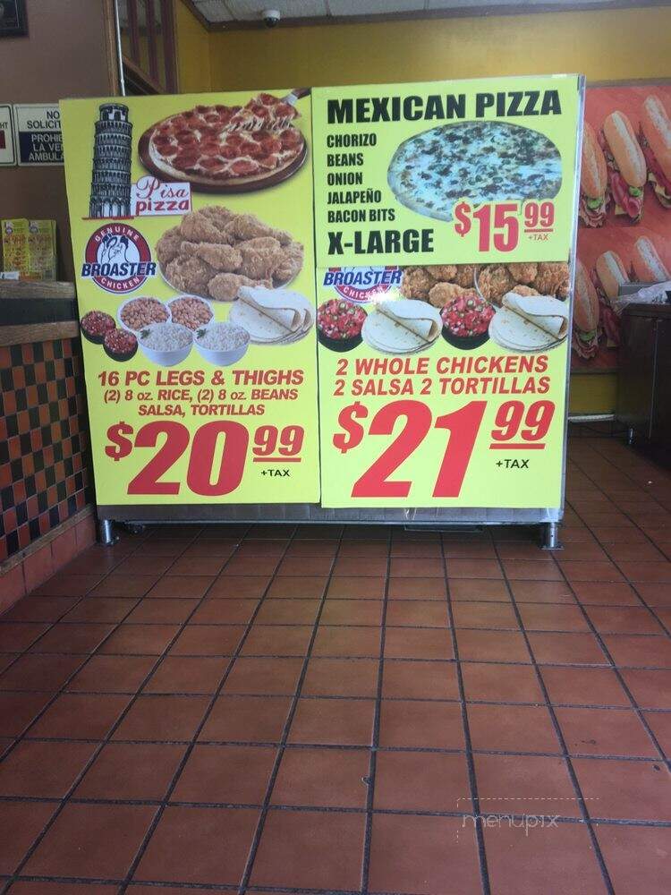 Pisa Pizza - Fontana, CA