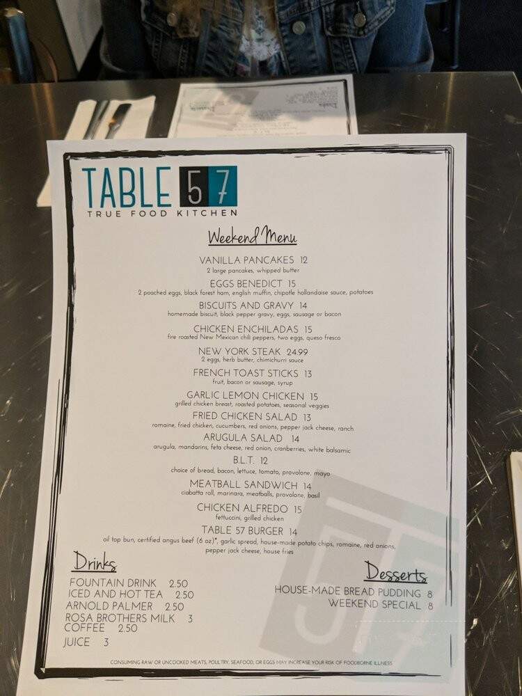 Table 57 - Visalia, CA