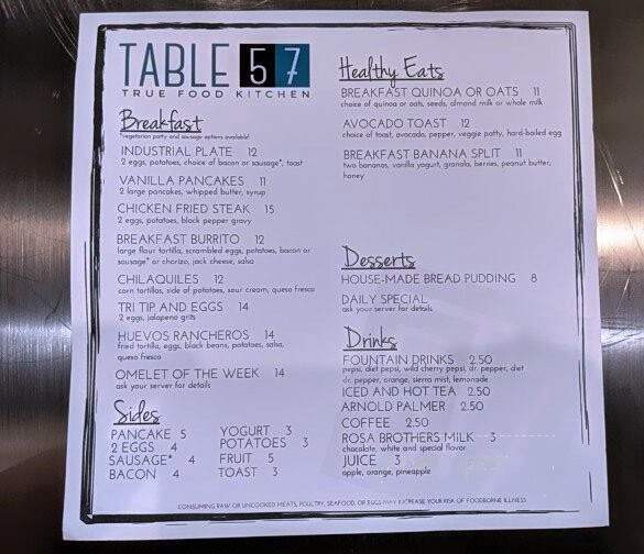 Table 57 - Visalia, CA