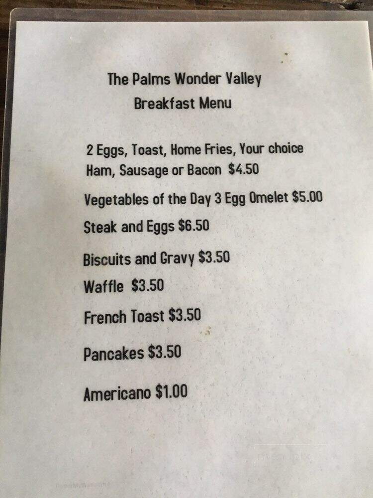 Palms Restaurant - Twentynine Palms, CA