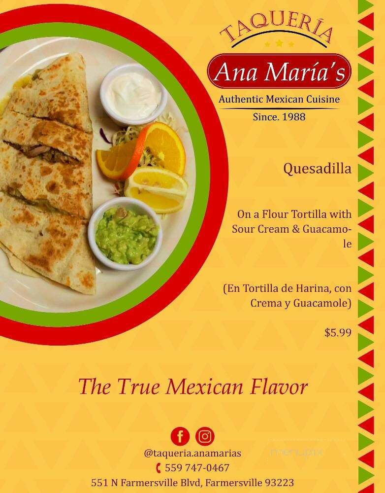 Taqueria Anna Maria's - Farmersville, CA