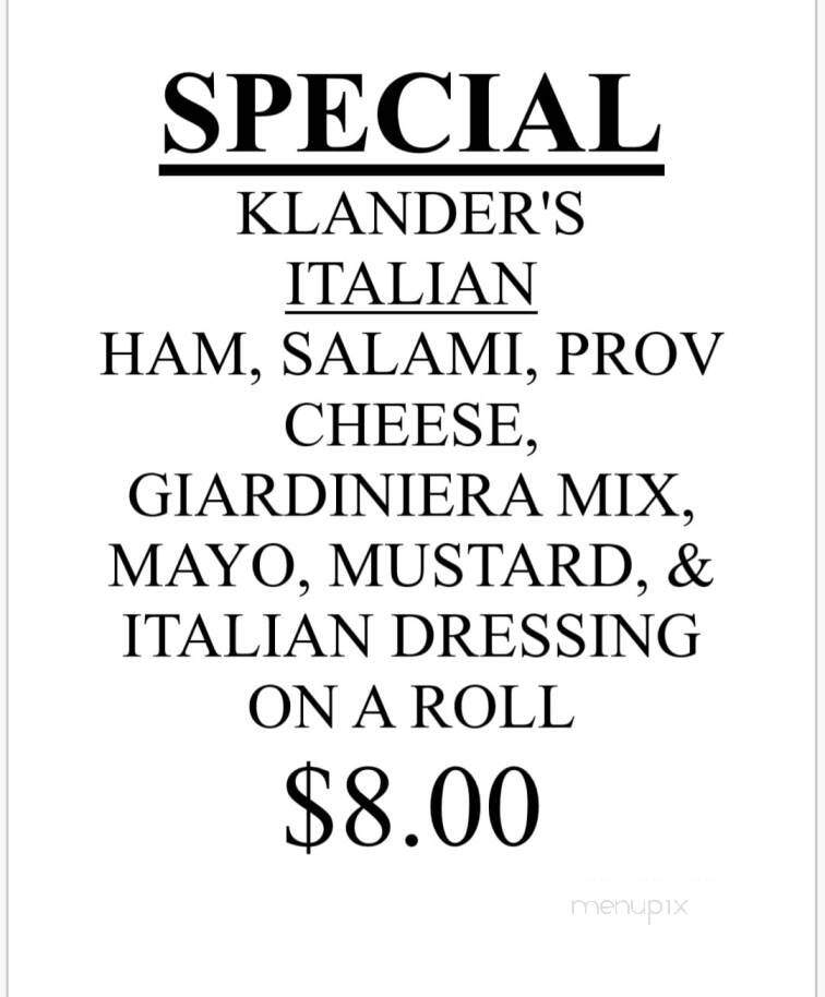 Klander Delicatessen - Yreka, CA