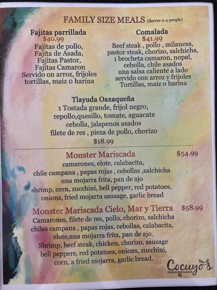 Cocuyos Mexican Restaurant - Soledad, CA