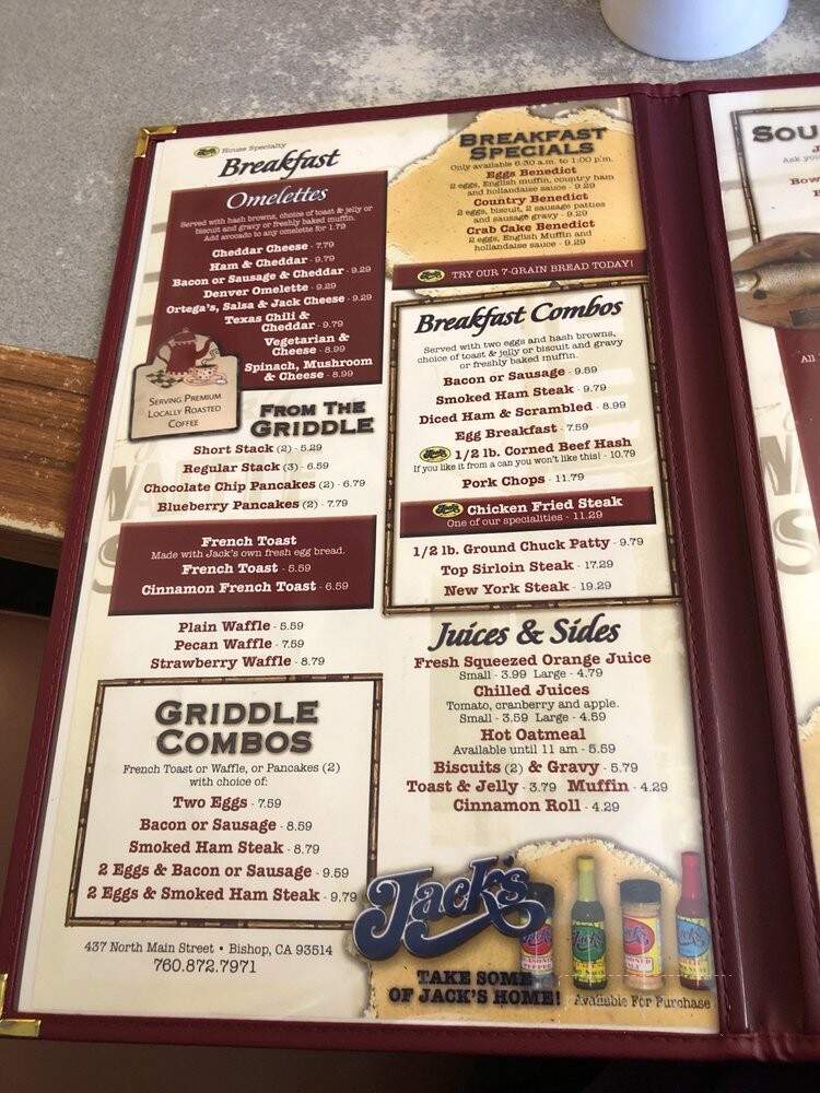 Jack's Restaurant - Bishop, CA