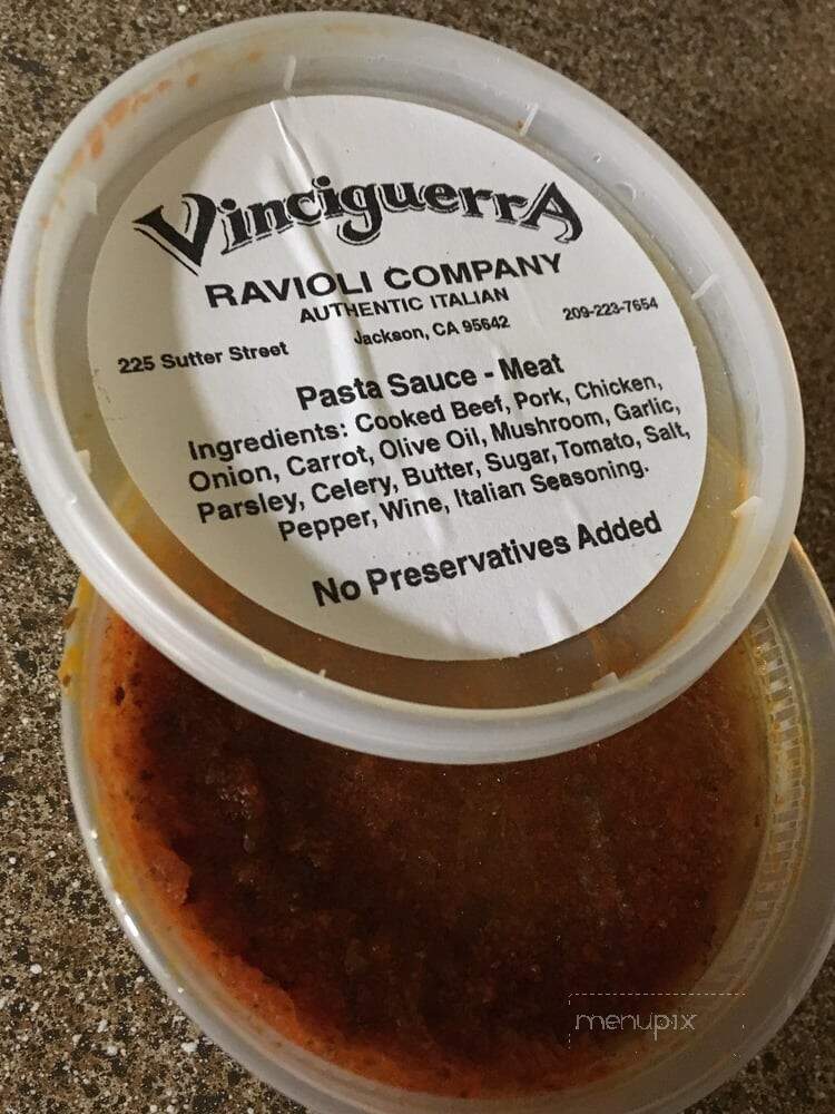 Vinciguerra Ravioli Co - Jackson, CA