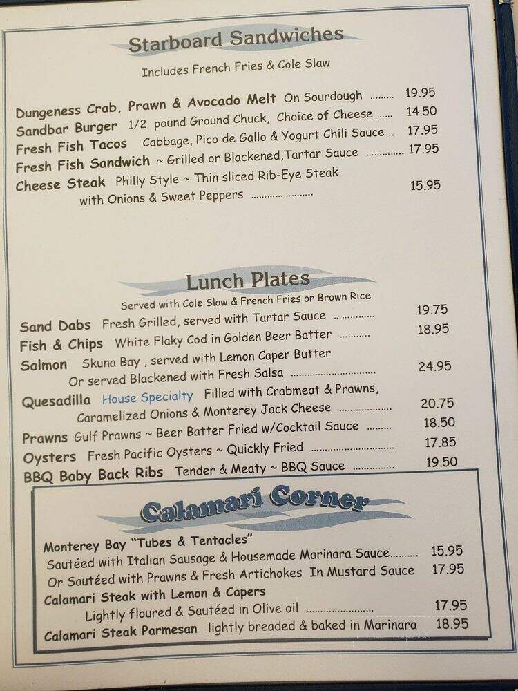 Sandbar & Grill - Monterey, CA