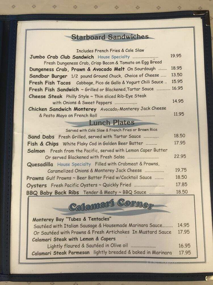 Sandbar & Grill - Monterey, CA