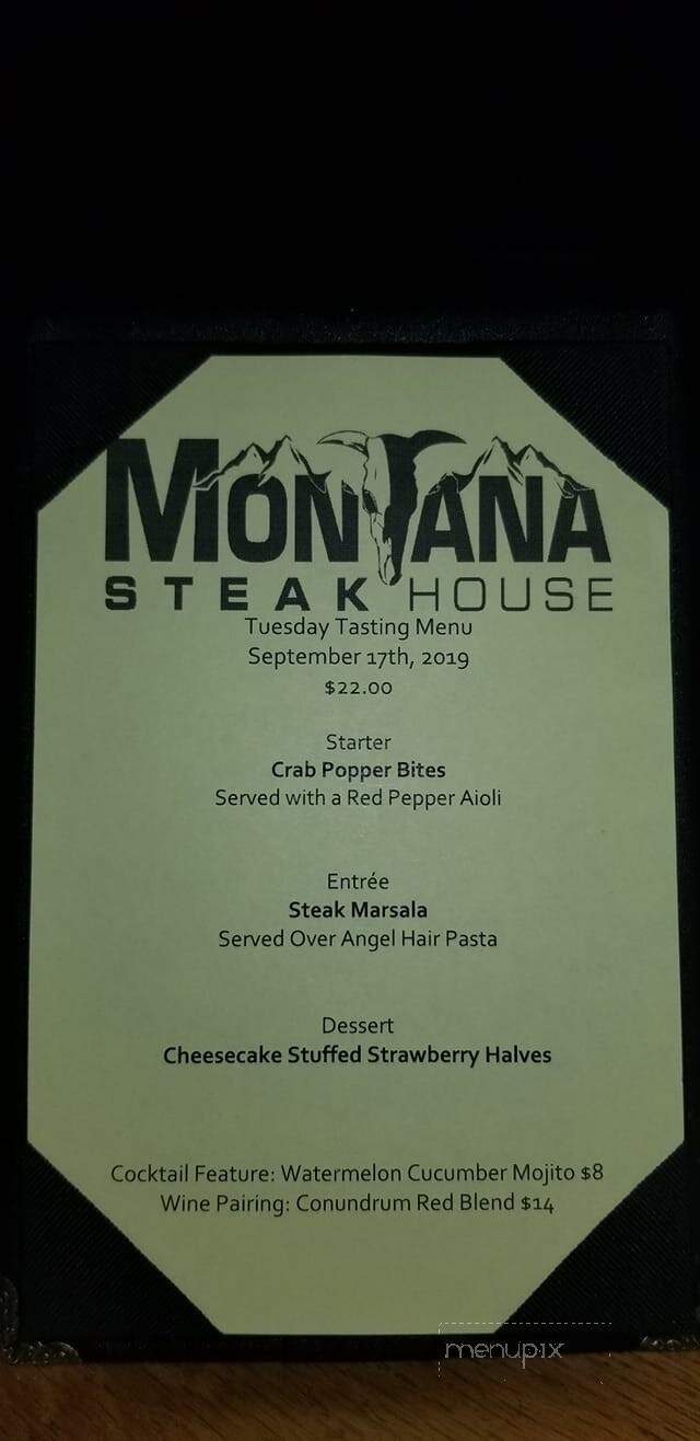 Montana Steak House - Lake Havasu City, AZ