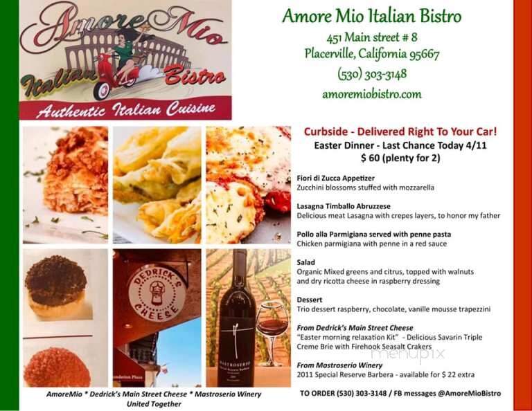 Amore Mio Italian Bistro - Placerville, CA