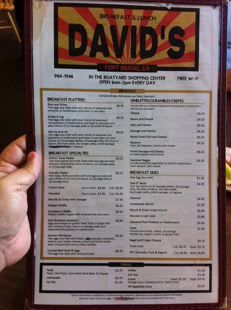 David's Delicatessen - Fort Bragg, CA