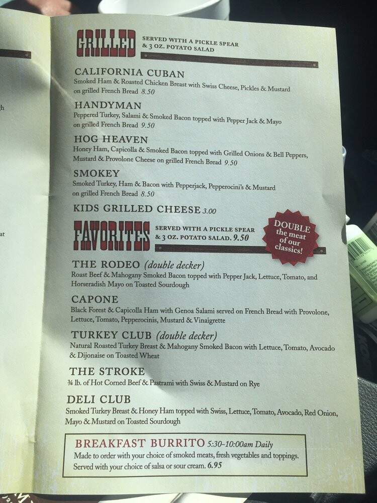 Meadow Farms Country Smokehouse - Bishop, CA