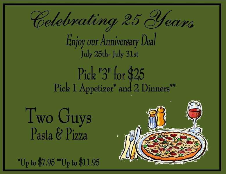 Two Guys Pasta & Pizza - Highland, CA