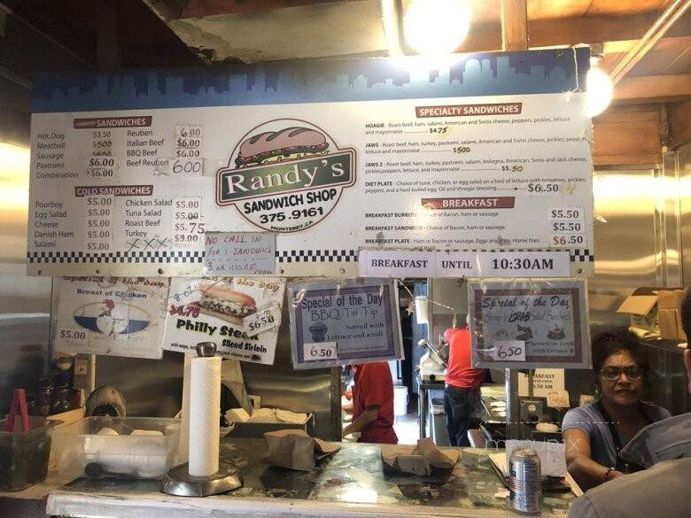 Randy's Sandwich Shop - Monterey, CA