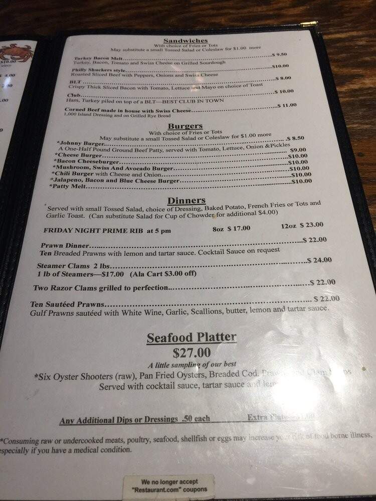 Shucker's Oyster Bar - Lincoln City, OR