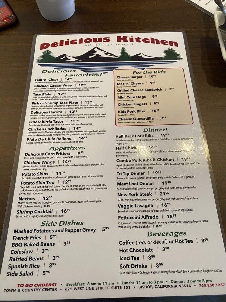 Delicious Kitchen - Bishop, CA