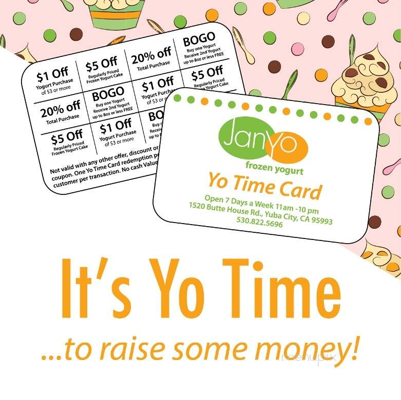 Janyo Frozen Yogurt - Yuba City, CA