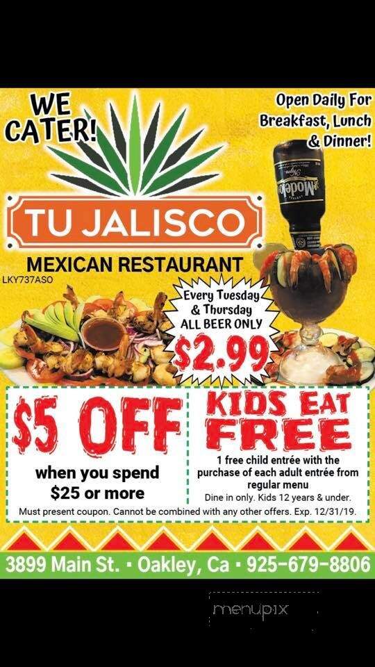 Jalisco's Mexican Restaurant - Oakley, CA