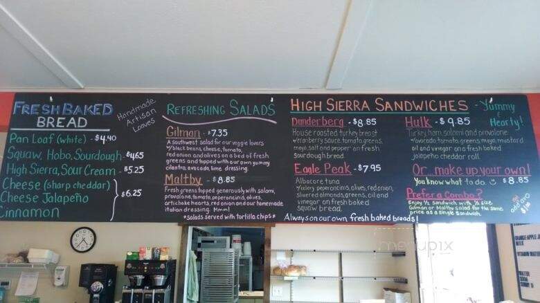 High Sierra Bakery - Bridgeport, CA