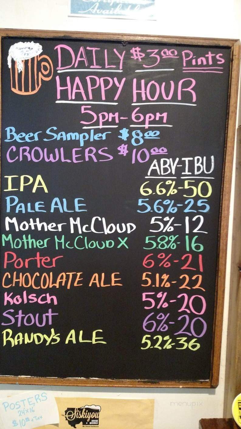 Siskiyou Brew Works - McCloud, CA