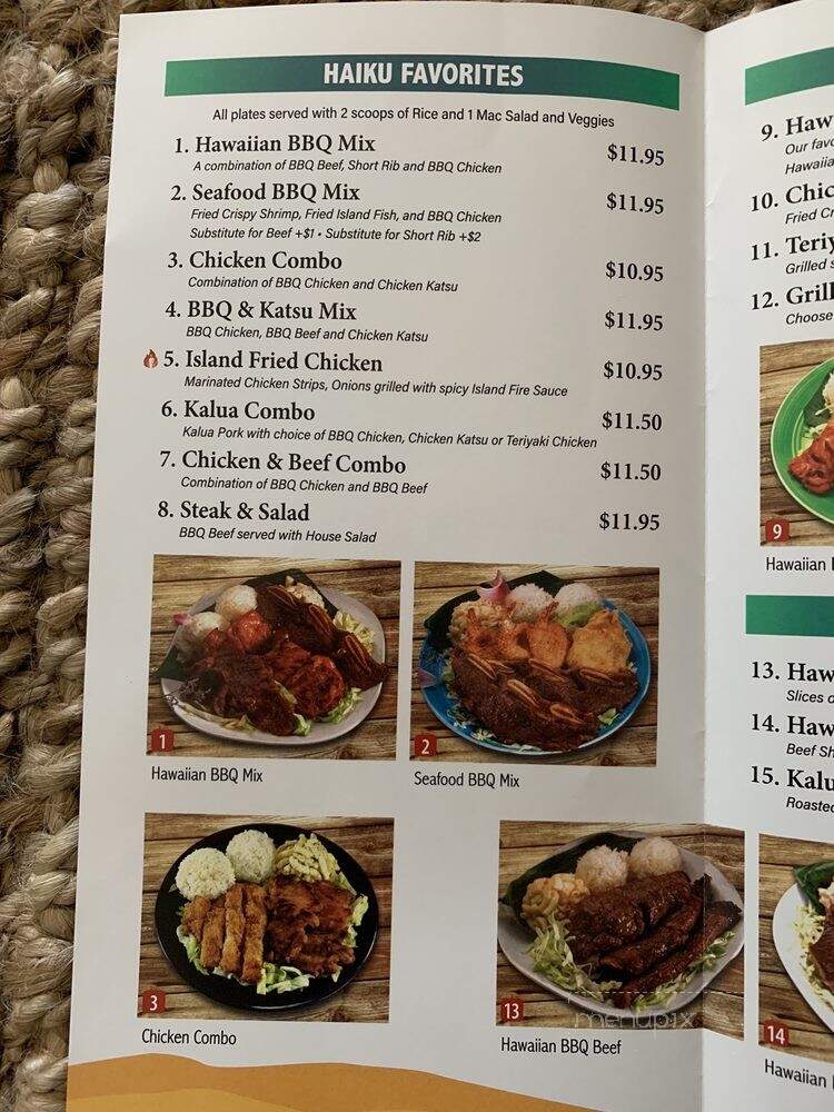 Haiku Hawaiian BBQ - Salinas, CA