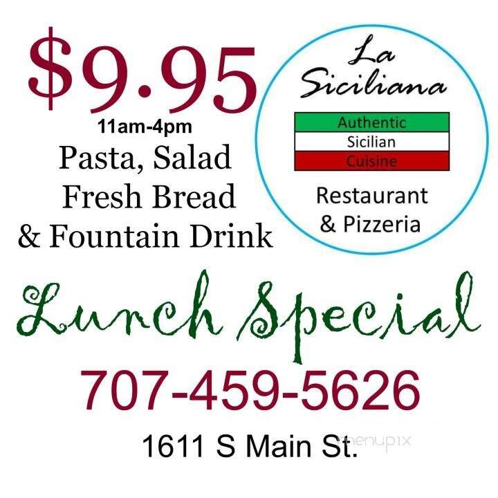 La Siciliana - Willits, CA