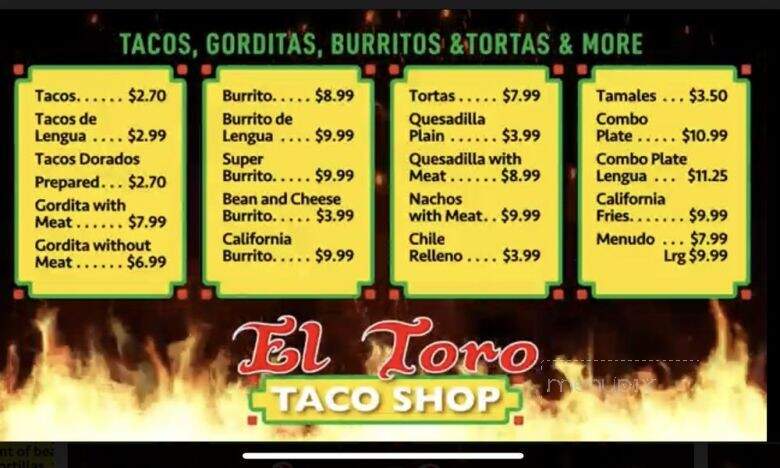 El Toro Taco Shop - King City, CA