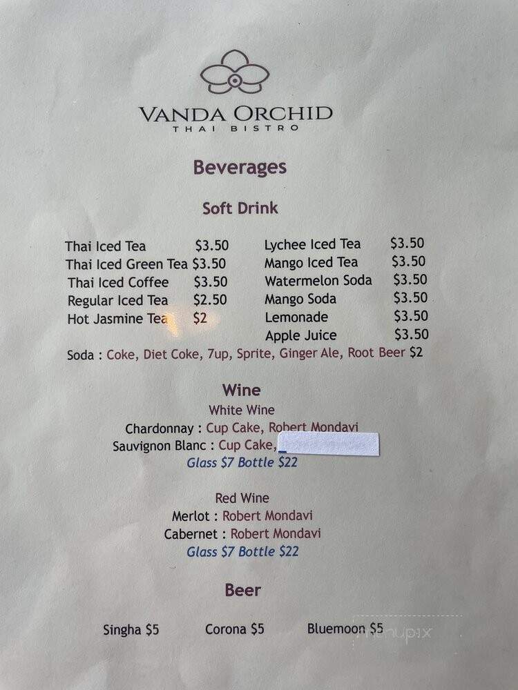 Vanda Orchid Thai Bistro - Dixon, CA