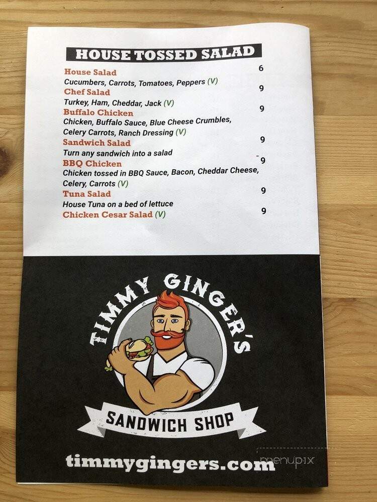 Timmy Gingers Sandwich Shop - Roseville, CA