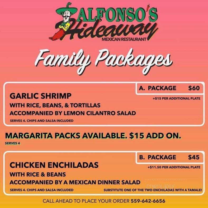 Alfonso's Hideaway Mexican - Coarsegold, CA