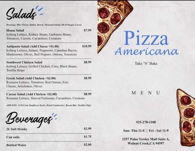 Pizza Americana - Walnut Creek, CA