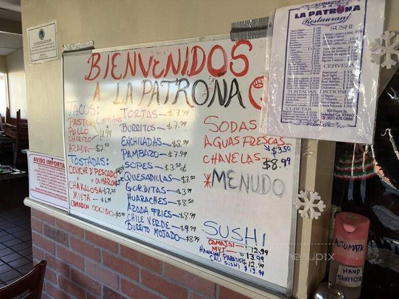 La Patrona Restaurant - Soledad, CA