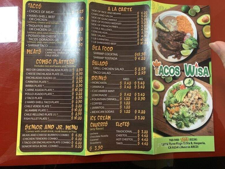 Tacos Wisa - Hesperia, CA