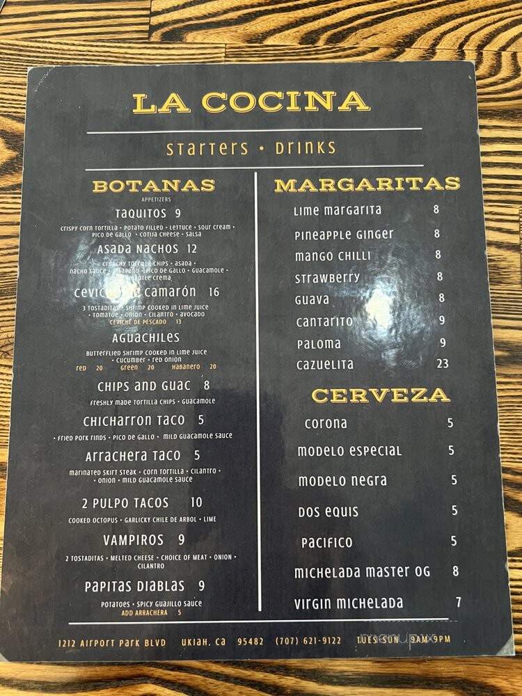 La Cocina - Ukiah, CA