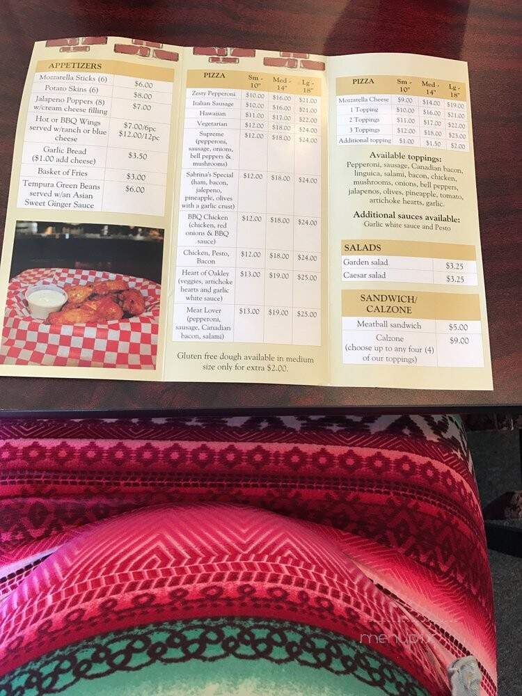 Sabrina's Pizzeria - Oakley, CA