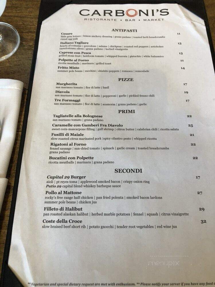 Carboni's Ristorante - Winters, CA